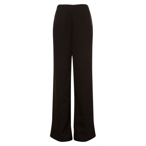 Black High Waist Long Pants