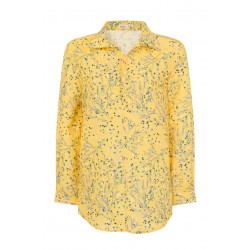 Long Sleeve Printed Blouse